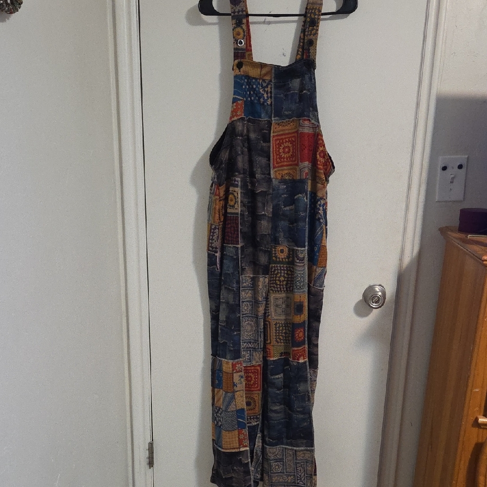 Yak N Yeti Colorful Patchwork Jumpsuit